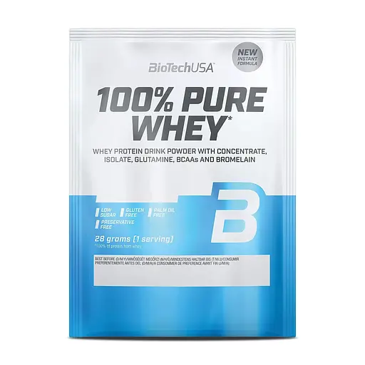 Протеїн BiotechUSA 100% Pure Whey Печиво-крем 28 г - фото 1