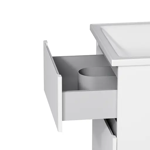 Тумба з умивальником AM.PM X-Joy підлогова 55 см 2 ящики білий M85-FSX0552-WC0552WG38 Білий - фото 7