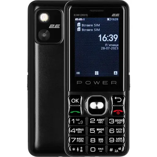 Мобильный телефон 2E E240 2023 2SIM Black