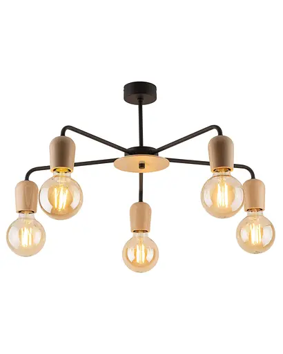 Люстра TK Lighting 4969 Miriam E27 5x15W IP20 - фото 3