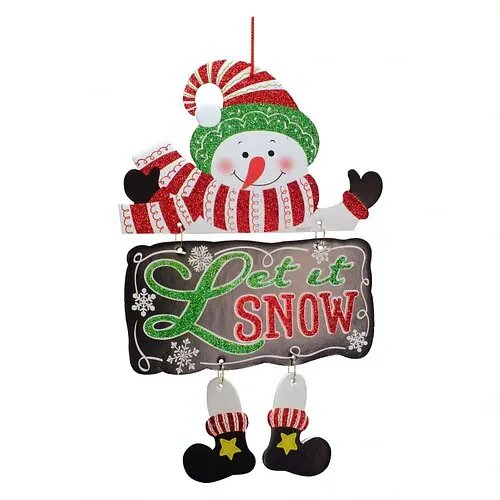 Декор новорічній Сніговик - фото 1
