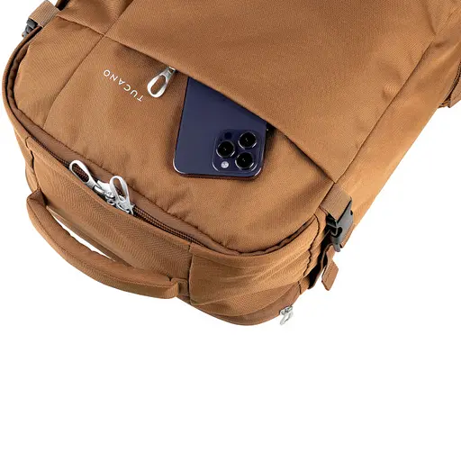 Рюкзак дорожный TUGO 3 M CABIN 16", 23л, коричневый Tucano sum0027669 - фото 9