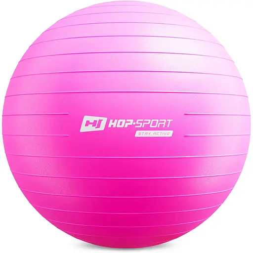 Фитбол Hop-Sport 55см маджента + насос