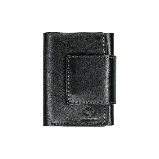 Мужской кожаный кошелек Grande Pelle 10х7.5х1.5 см acs0029272 - фото 1