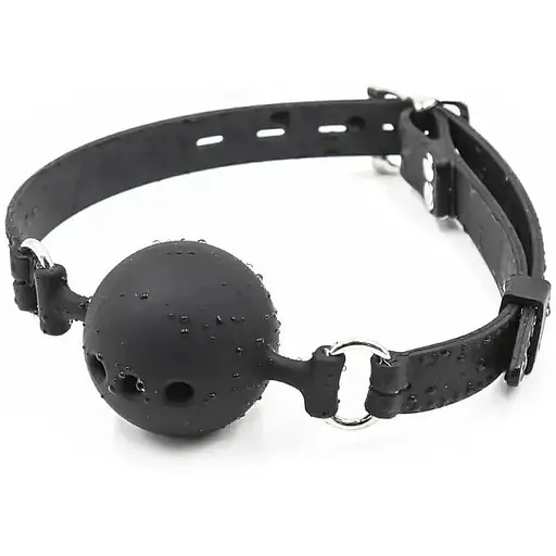 Кляп силіконовий для BDSM Чорний K0765-1