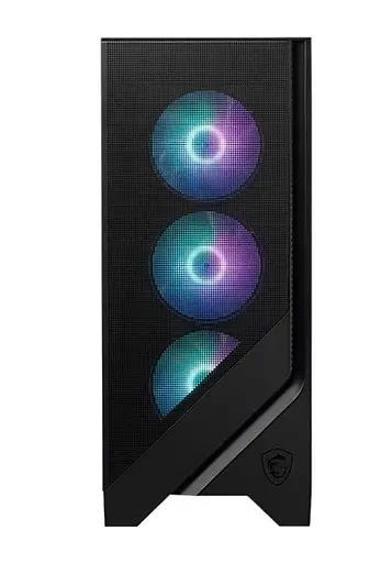 Корпус MSI MAG FORGE 321R AIRFLOW без блока питания, черный (MAG FORGE 321R AIRFLOW) - фото 3