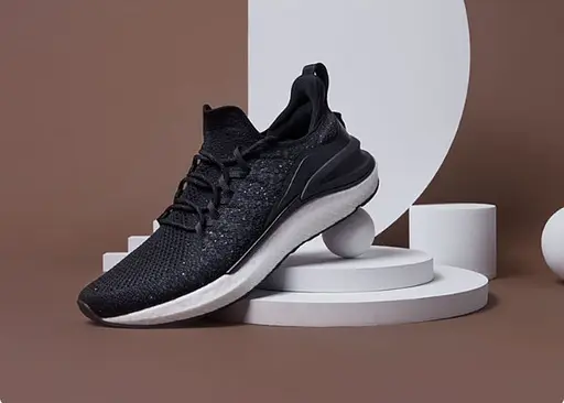 Кроссовки Xiaomi Mijia 4 Sneaker Sport Shoe 44 размер черные - фото 5