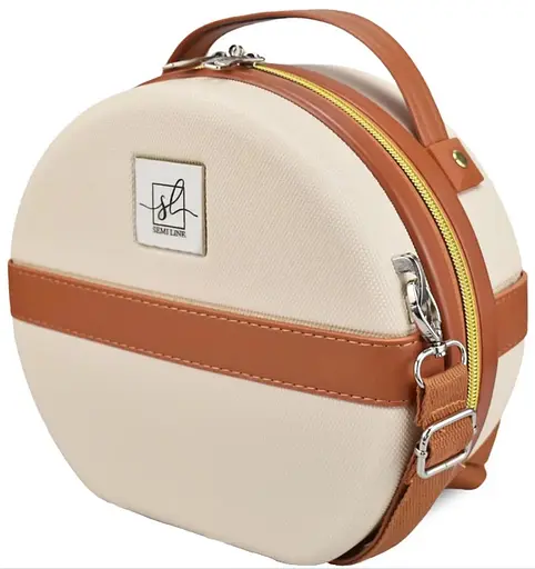 Бьюті-кейс Semi Line 5L Ecru/Brown (T5670-1) (DAS302665) - фото 1