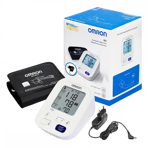 Тонометр Omron M3 (HEM-7154-Е) автоматичний на плече з адаптером - фото 2