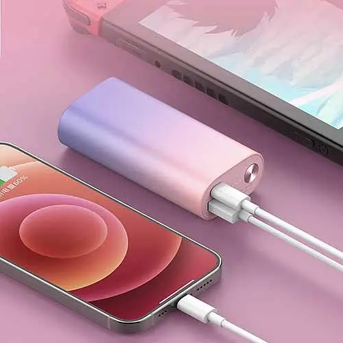 Зовнішній акумулятор (Power Bank) ZMI QB818 Mini 10000 mAh 30W QB818 фіолетовий - фото 2