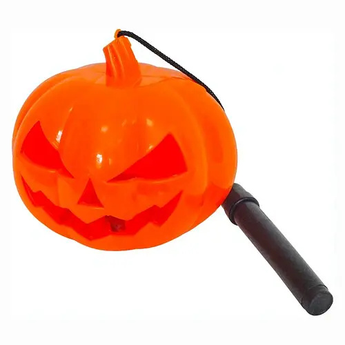 Тыква на ручке с подсветкой и звуком - фото 1