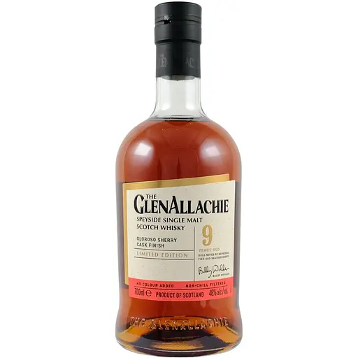 Віскі GlenAllachie 9yo Oloroso Sherry Cask Finish 48% 0.7 л в подарунковій коробці - фото 2