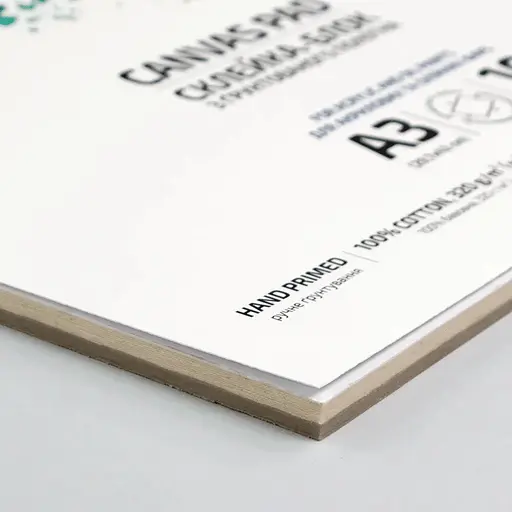 Склейка-блок из грунтованного полотна Rosa Studio А3 320 г/м² др. зерно 10 листов  - фото 3