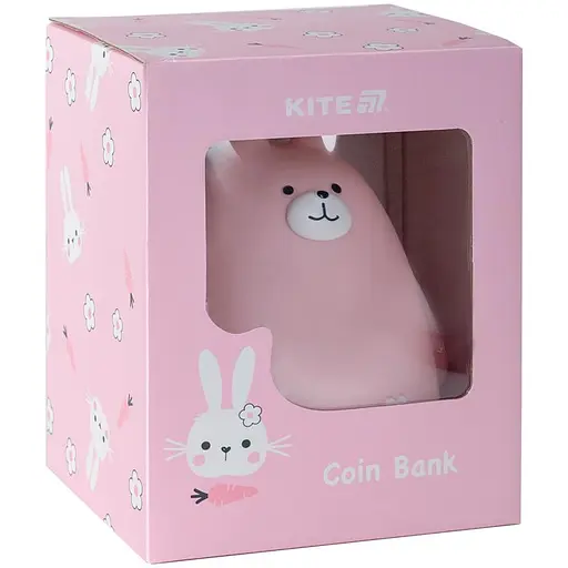 Копилка Kite Pink Bunny розовая - фото 3