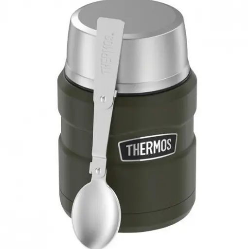 Термос для еды Stainless King Food Flask 470 ml olive 173029 - фото 1