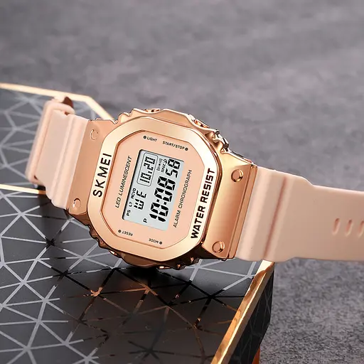 Наручний годинник жіночий 1851PK Pink Skmei acs0030539 - фото 4