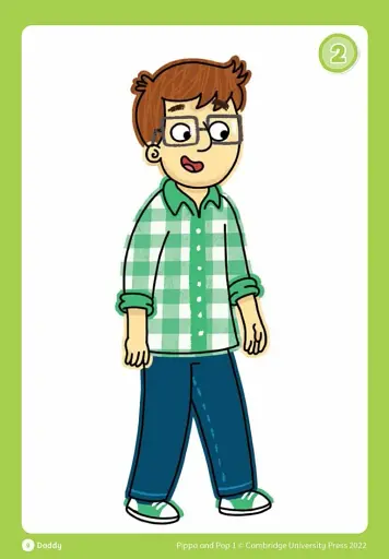 Pippa and Pop. Level 1. Flashcards British English - фото 10