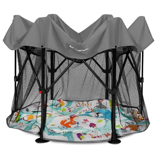 Манеж Lionelo Roel Plus Grey Multicolor (LO-ROEL PLUS GREY MULTICOLOR) - фото 4