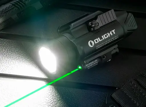 Фонарь с ЛЦВ Olight Baldr Pro Green Laser Black - фото 11