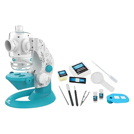 Смарт-мікроскоп з проєктором зі 100 - 200 - 450 - кратним збільшенням блакитний (ES88051)