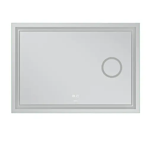 Дзеркало Mixxus Premium QUADRO MR20-120x80 (LED Touch, Anti-fog, лінза) (MP6624) - фото 3