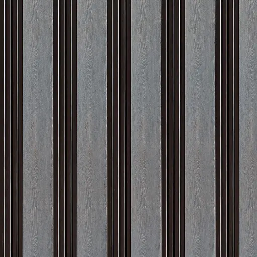 Рейка декоративная Wall Sticker PS 2900х160х11 мм Серое дерево с черным SW-00002149- - фото 6