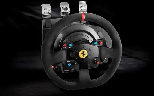 Thrustmaster Руль и педали для PC/PS4/PS3 T300 Ferrari Integral RW Alcantara edition - фото 7