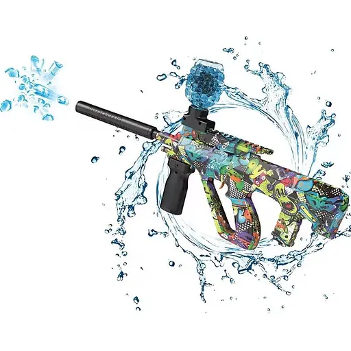 Бластер автоматический OldBro AUG Gel Ball с гель шариками орбиз 10500 шт. eXtream Yellow - фото 1