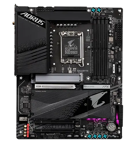 Материнська плата Gigabyte Z790 Aorus Elite AX LGA 1700 (Z790 AORUS ELITE AX) - фото 2