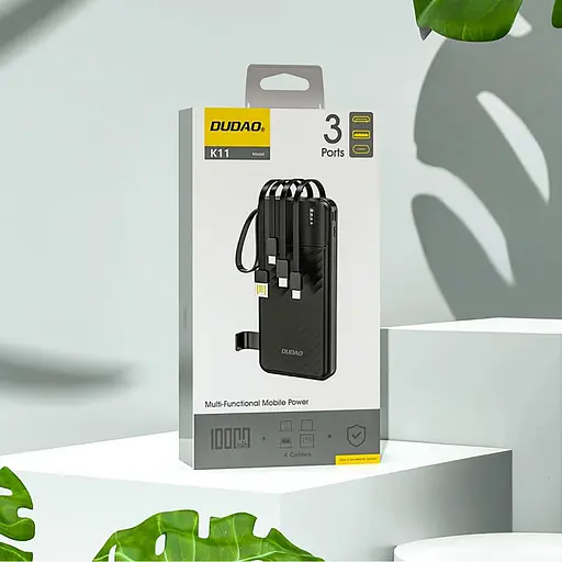 Павербанк Dudao Black 10 000 mAh / 10 Вт (6977196681853) - фото 8