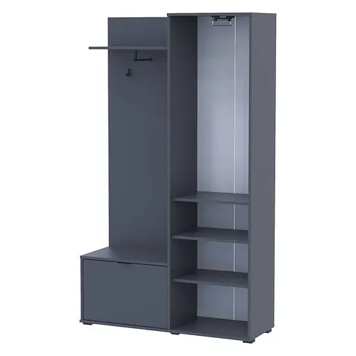 Прихожая Doros Дора Графит 113,5х40х192 (44900219) - фото 3