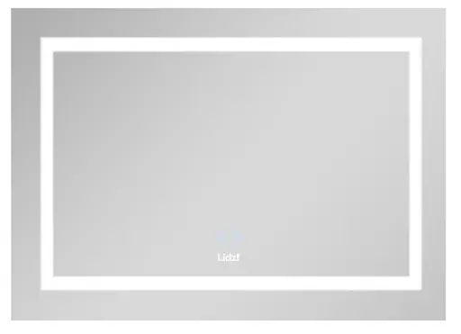 Дзеркало Lidz Kubis (KU1) прямокутне, з LED-підсвічуванням Touch, антизапотіванням, димером, регулюванням яскравості LD78LF9047400 - фото 3