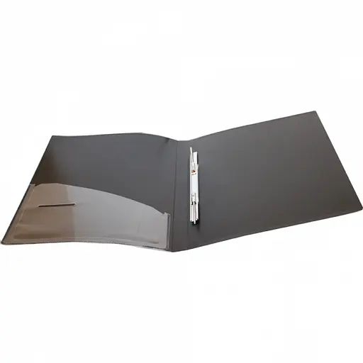 Папка пластикова зі швидкозшивачем, A4 BM.3407-99 BUROMAX (4823078952097) Чорний - фото 1