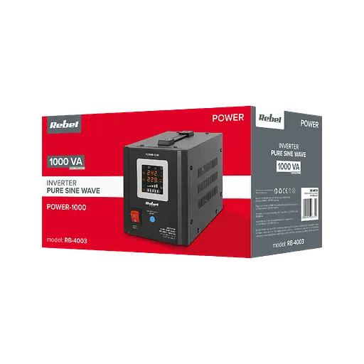 ИБП Преобразователь напряжения Rebel POWER-1000 12/230V (700/1000W) - фото 2