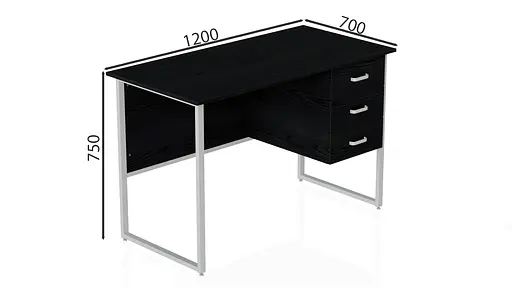 Компьютерный стол Гарри 75x120x70 белый ДСП Сосна Кембра 32мм FRD-101010 - фото 7