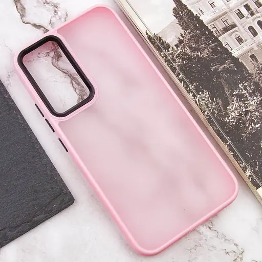 Чохол TPU+PC Lyon Frosted для Xiaomi Redmi Note 12 Pro 5G Pink - фото 4