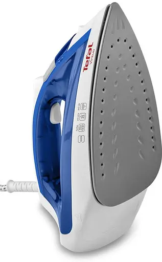 Праска парова Tefal FV1711 антипригарна підошва 1800 Вт паровий удар 80 г/хв 1 шт. біло-синій (28110-IS) - фото 3