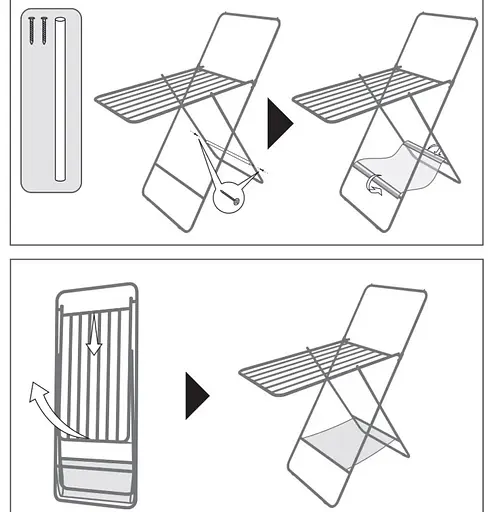 Сушилка для белья напольная Casa Si City 8m White (CS92282W04) - фото 6