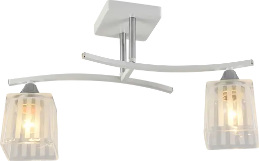 Люстра декоративна V XA1394/2 White+Chrome на 2 плафонів