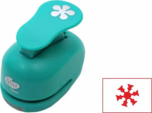 Фігурний діркопробивач Сніжинка 1 1,6см Rosa Talent - фото 1