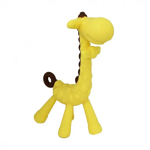 Силіконовий прорізувач "Жираф" MGZ-0423(Yellow) без футляра