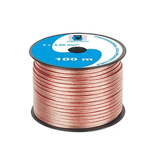 Кабель акустичний 2x2 мм Cabletech KAB-0359 CCA 100 м