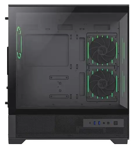 Корпус GameMax Vista 2 A Tempered Glass без БЖ Black (VISTA 2 AB) - фото 7