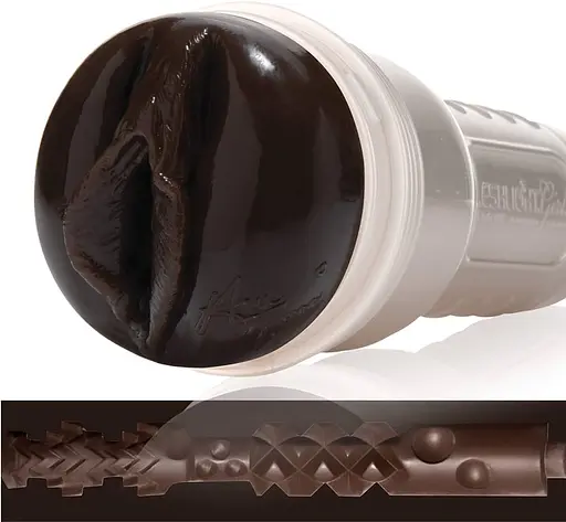 Реалистичный мастурбатор Fleshlight Ana Foxxx Silk коричневый - фото 3