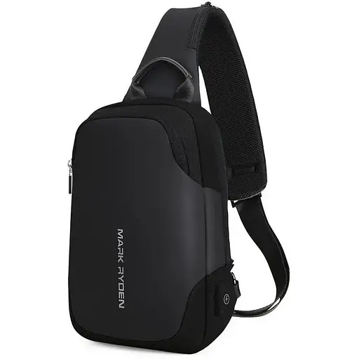 Рюкзак Mark Ryden с одной лямкой MR7056 с отделением для планшета 9.7 Черный - фото 1