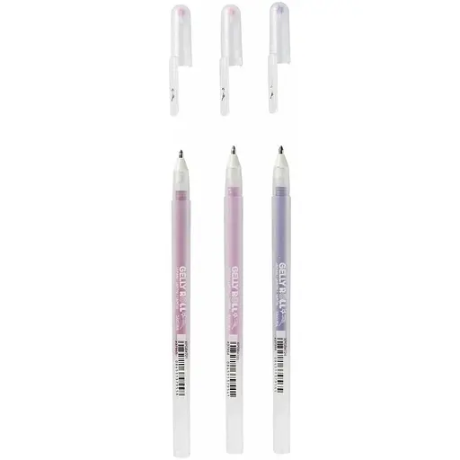 Набор гелевых ручек Sakura Stardust Sweet 3цв. - фото 3