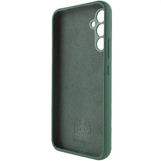 Чохол Lakshmi Silicone Cover Full Camera (AA) with logo для Samsung Galaxy A56 5G Зелений/Dark green - фото 3