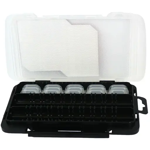 Коробка Meiho Light Game Case J 175x105x18mm Black - фото 2