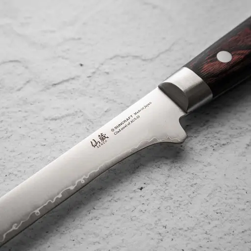 Нож для удаления мяса из кости (обвалочный) Suncraft Senzo Clad (AS-07) - фото 2