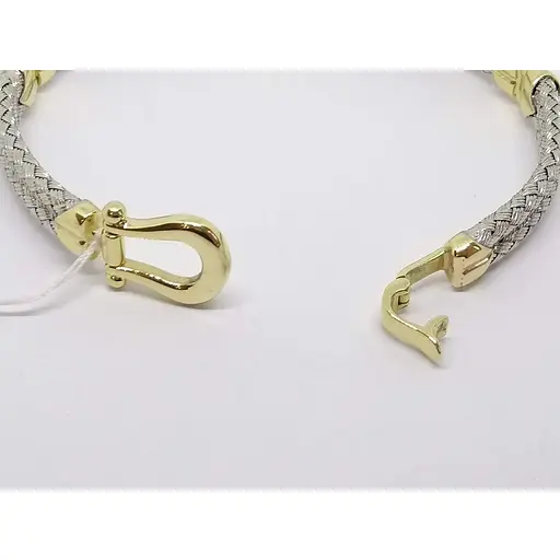 Золотий жорсткий браслет Столична Ювелірна Фабрика. 322495Ж - фото 4